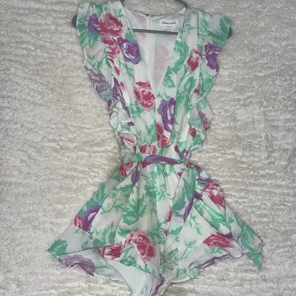 Lovers + Friends Floral Romper - Picture 4 of 8